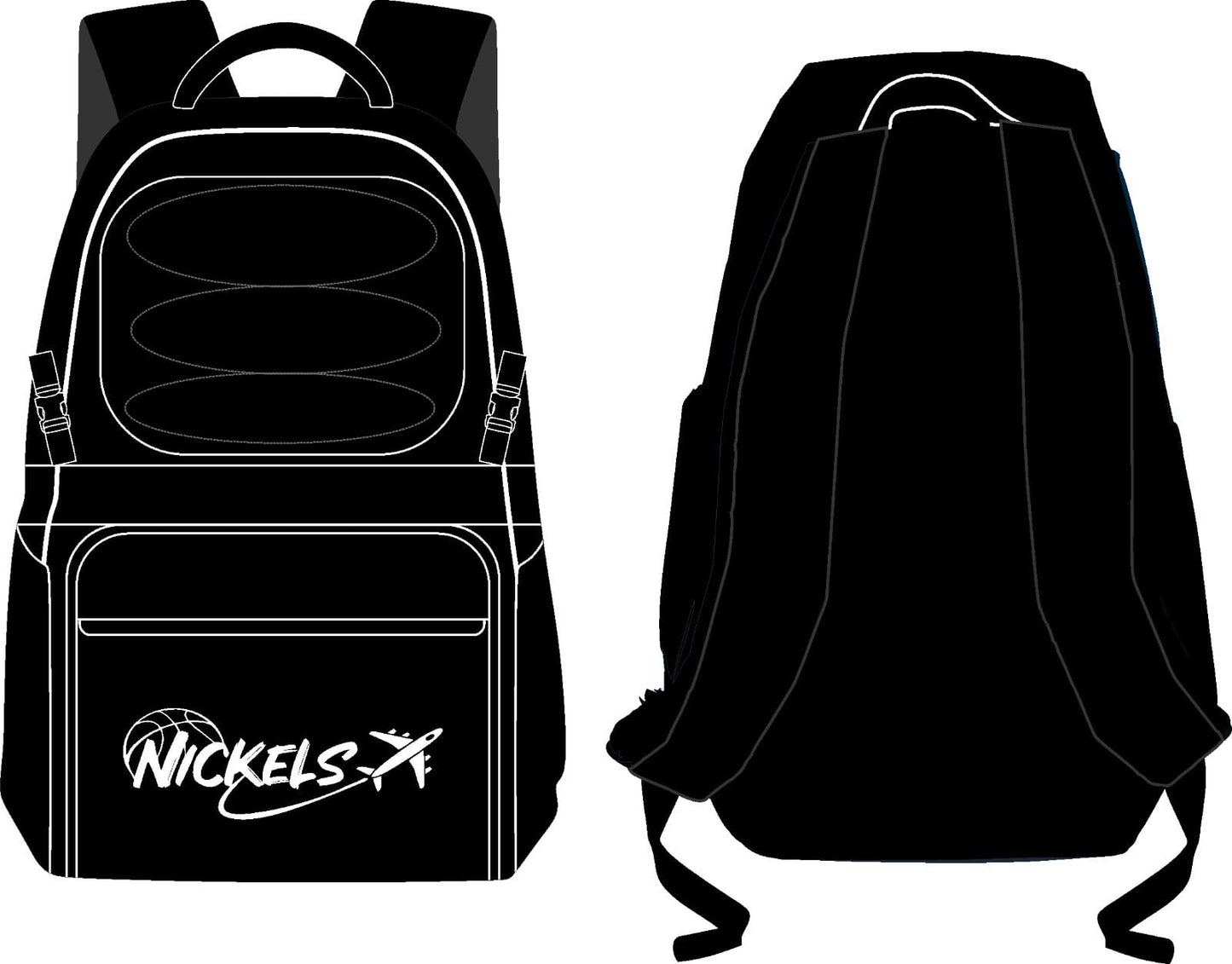 Nickels Basketball Bag