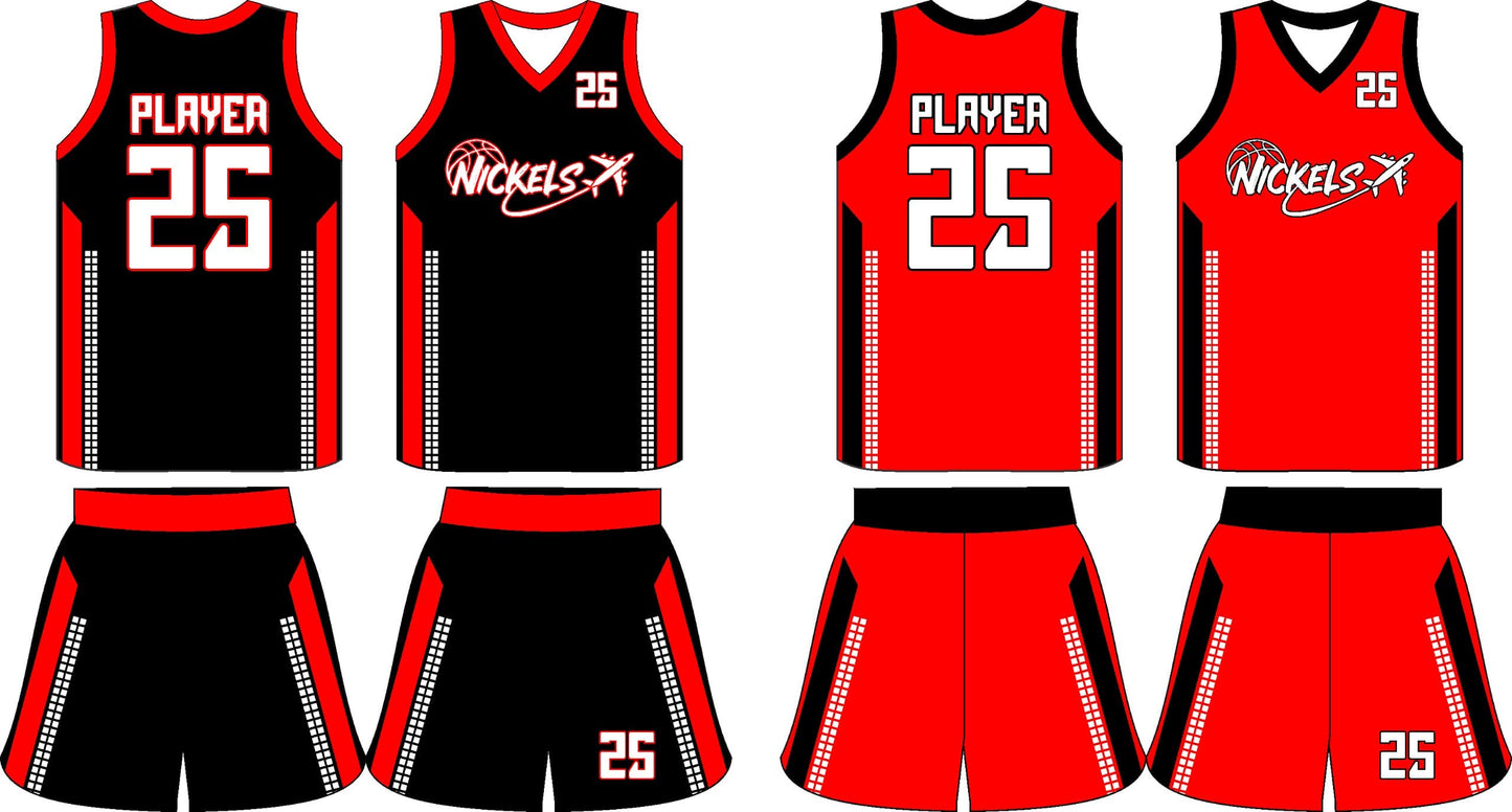 Custom Reversible Basketball Full Uniform