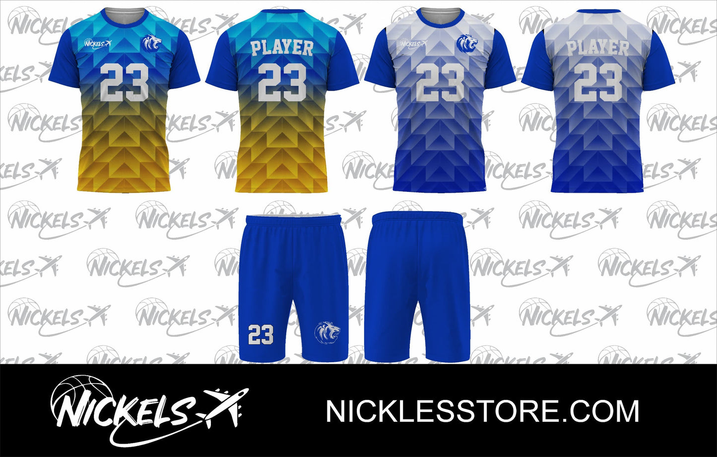 NKCS Soccer home shorts