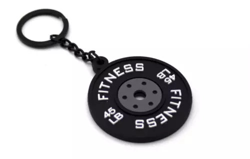 Weightlifting Keychain