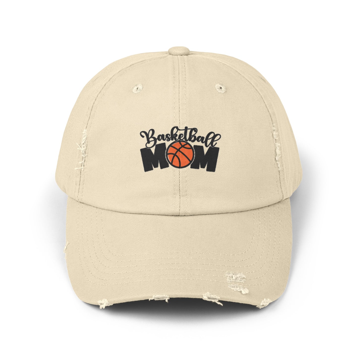 Distressed Basketball Mom Hat