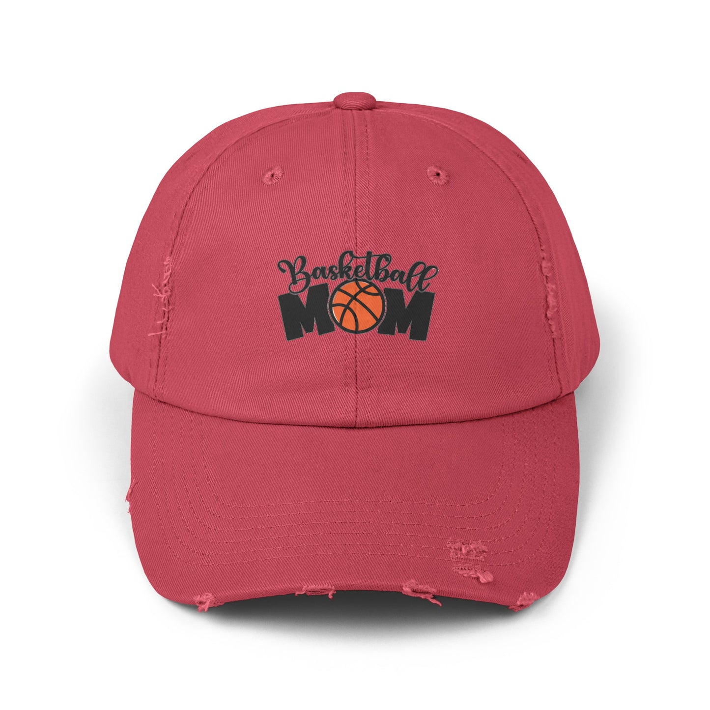 Distressed Basketball Mom Hat