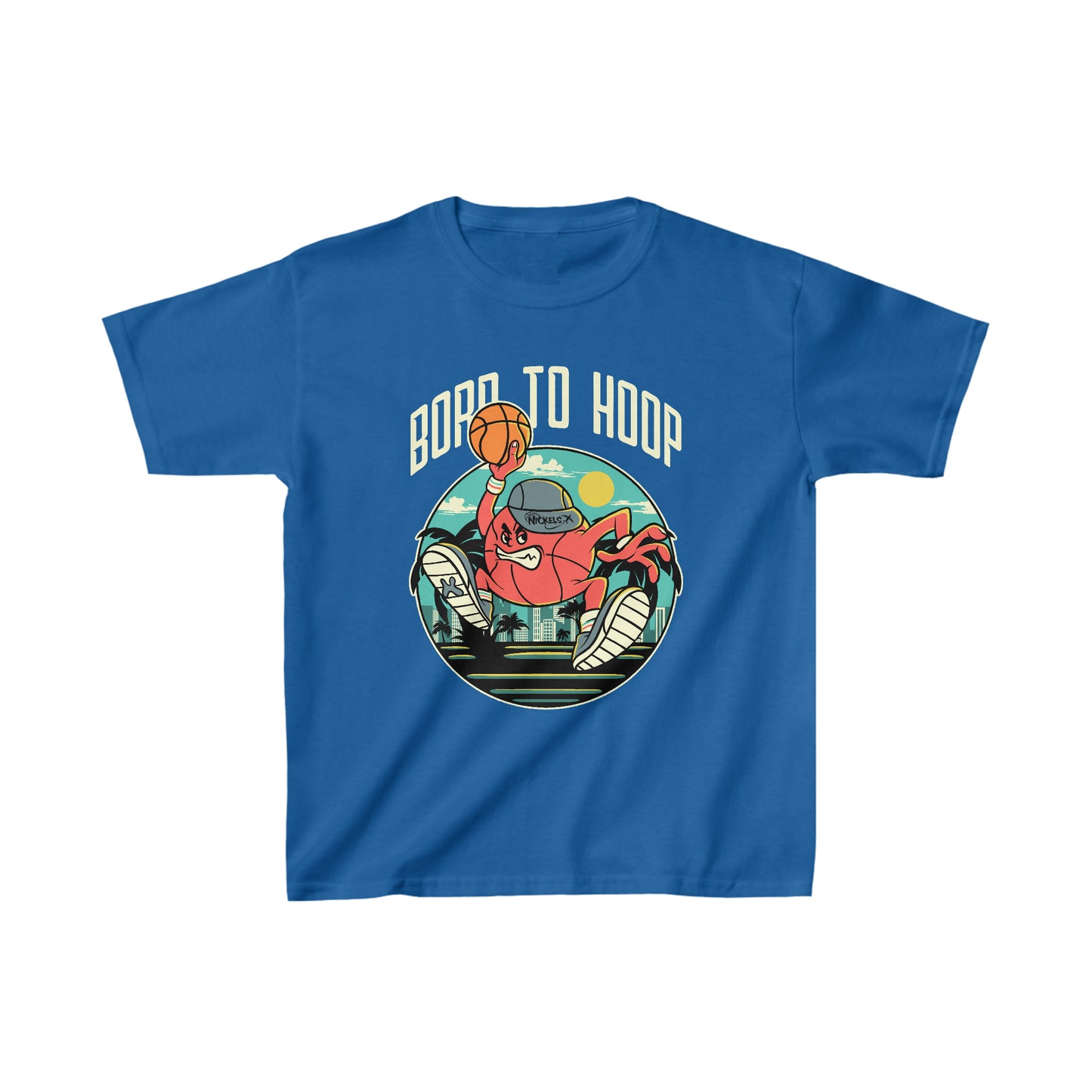 Nickels Born to Hoop Kids Tee