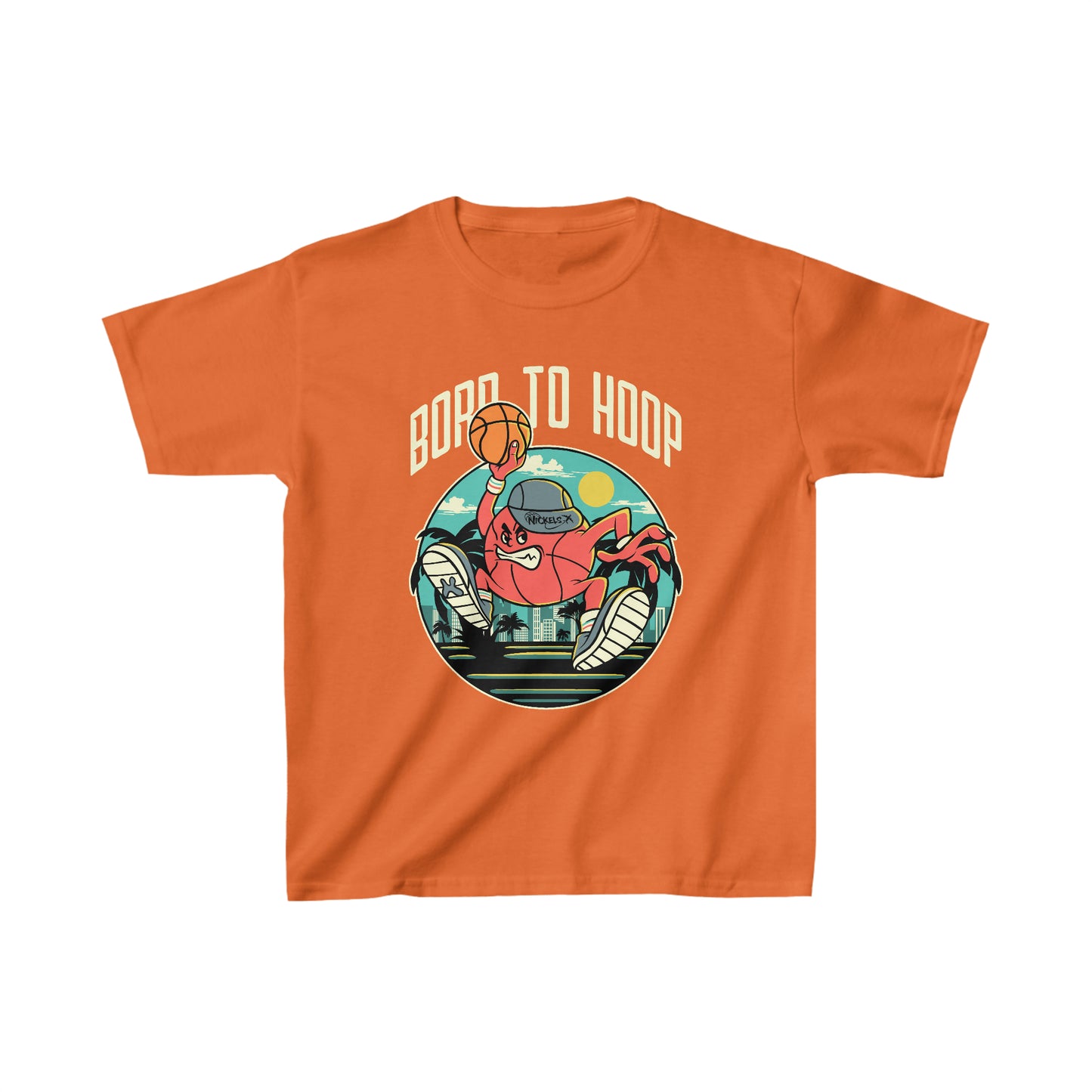 Nickels Born to Hoop Kids Tee