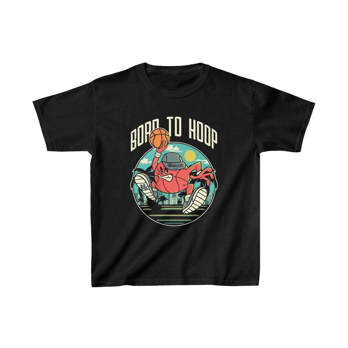 Nickels Born to Hoop Kids Tee