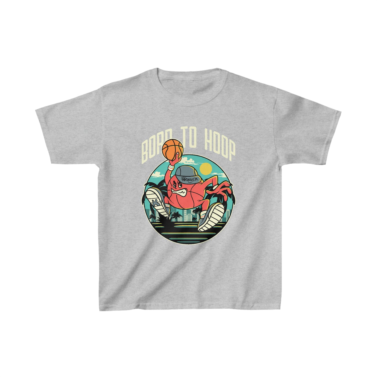 Nickels Born to Hoop Kids Tee