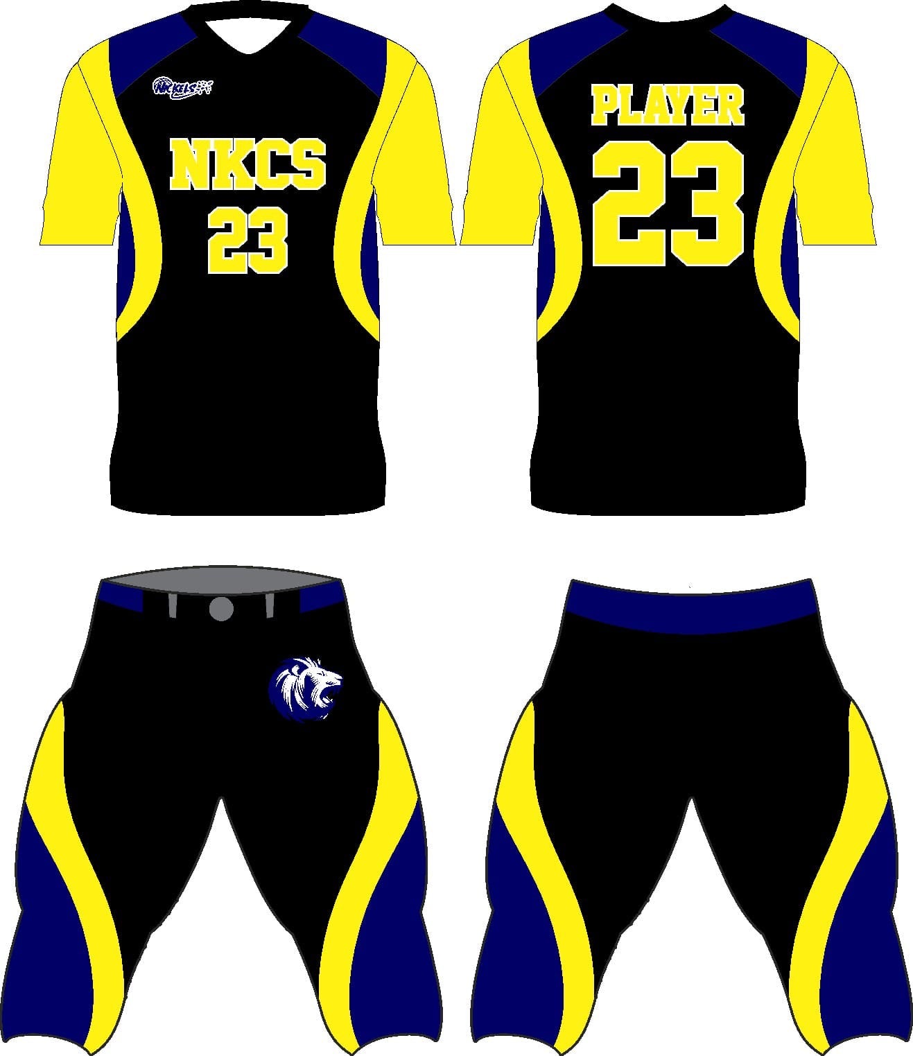 NKCS Football Uniforms