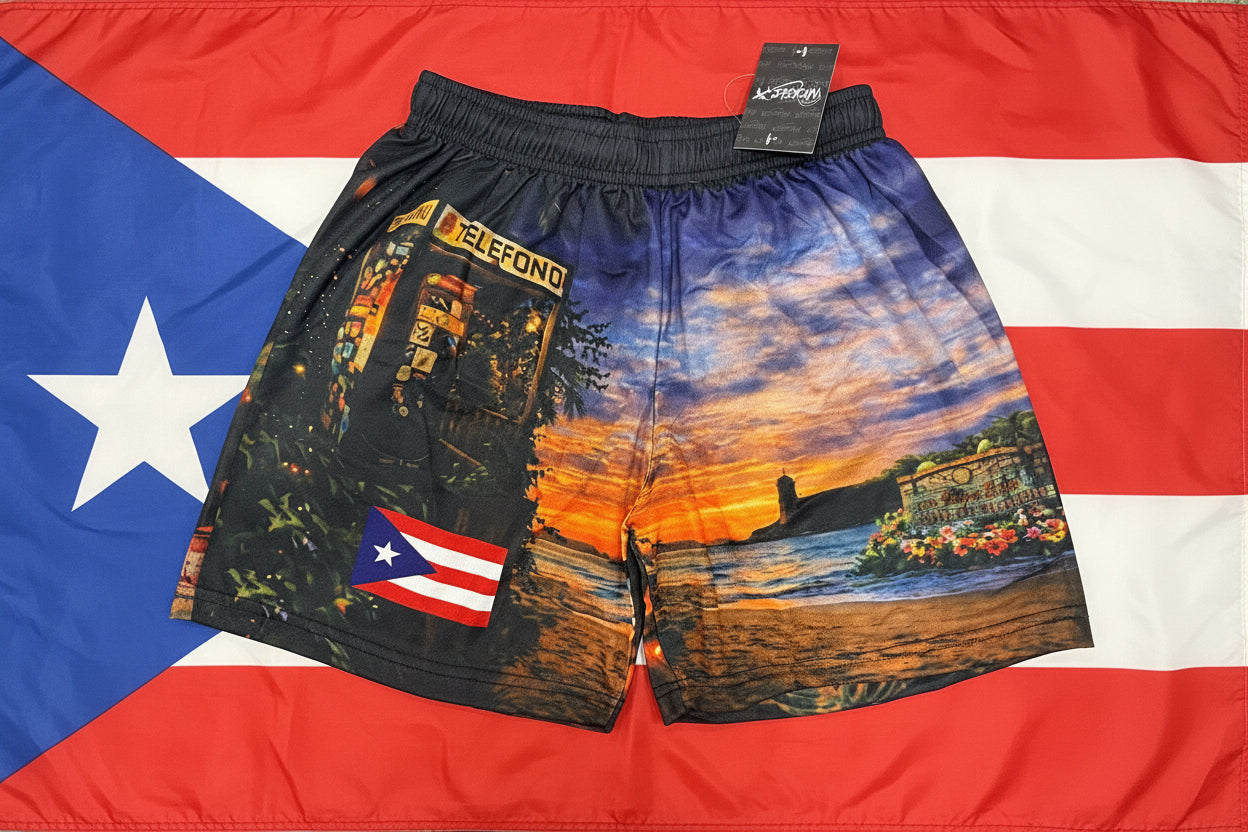 Island Vibe: PR Basketball Shorts