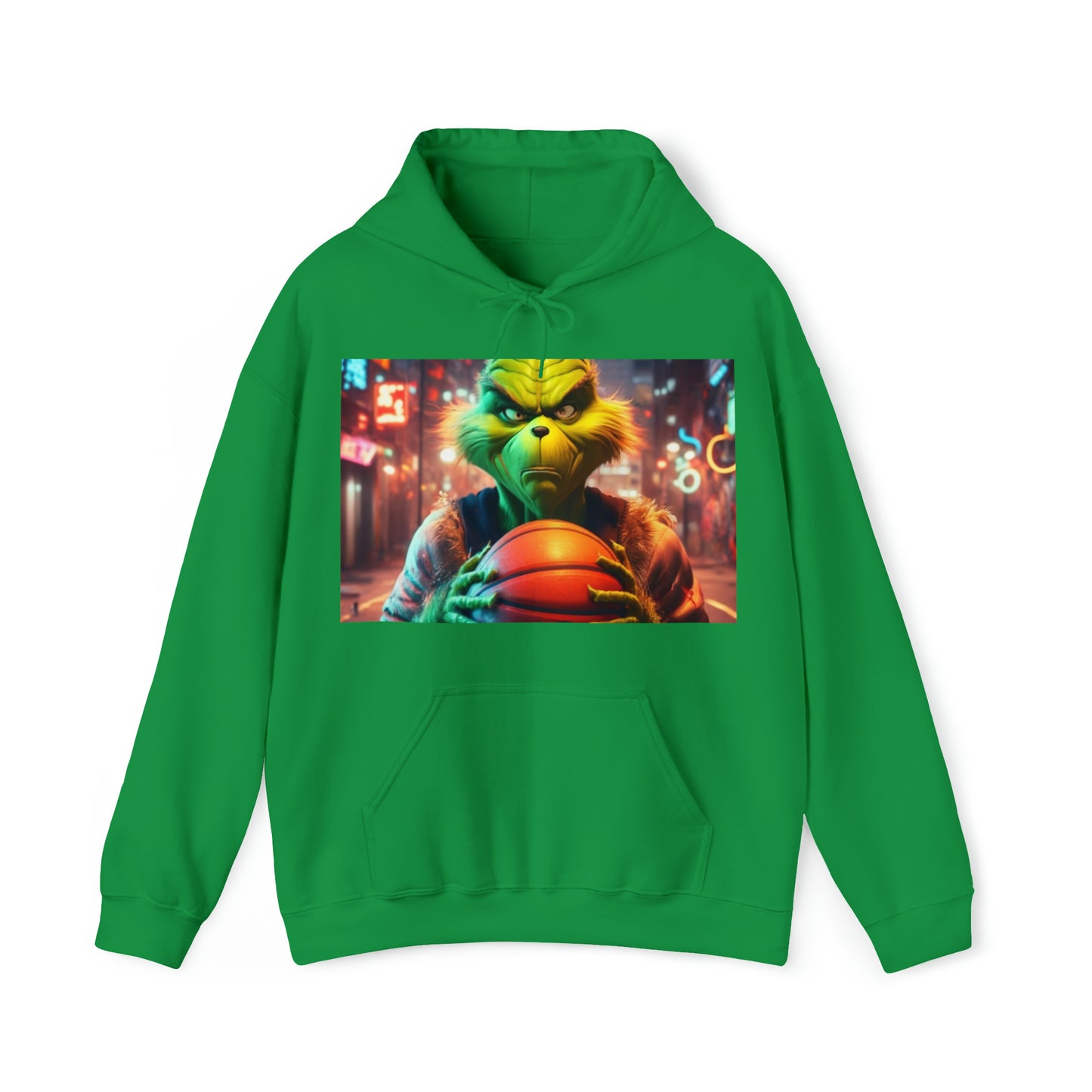 Grinch Basketball Hoodie - Adult and Youth sizes