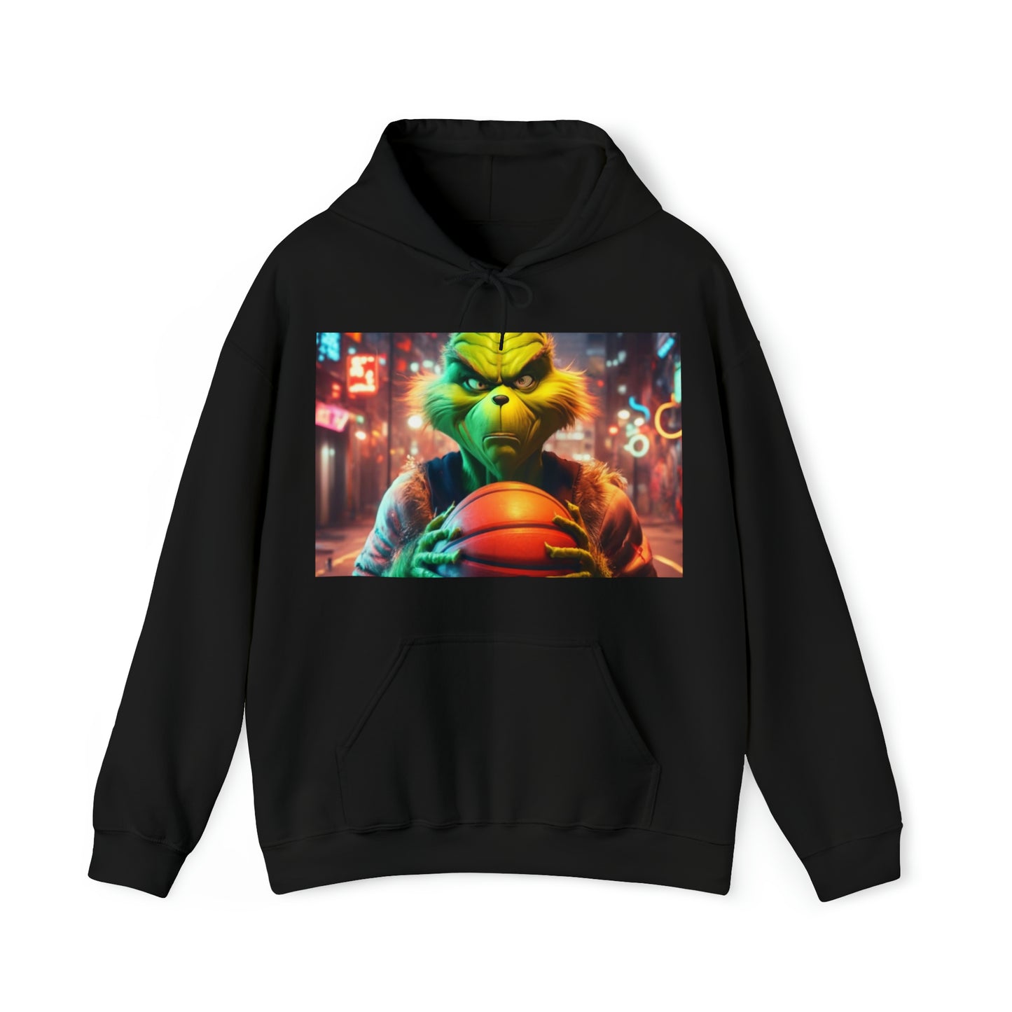 Grinch Basketball Hoodie - Adult and Youth sizes