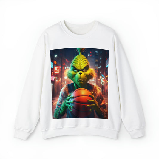 Grinch Basketball Sweatshirt - Adult sizes