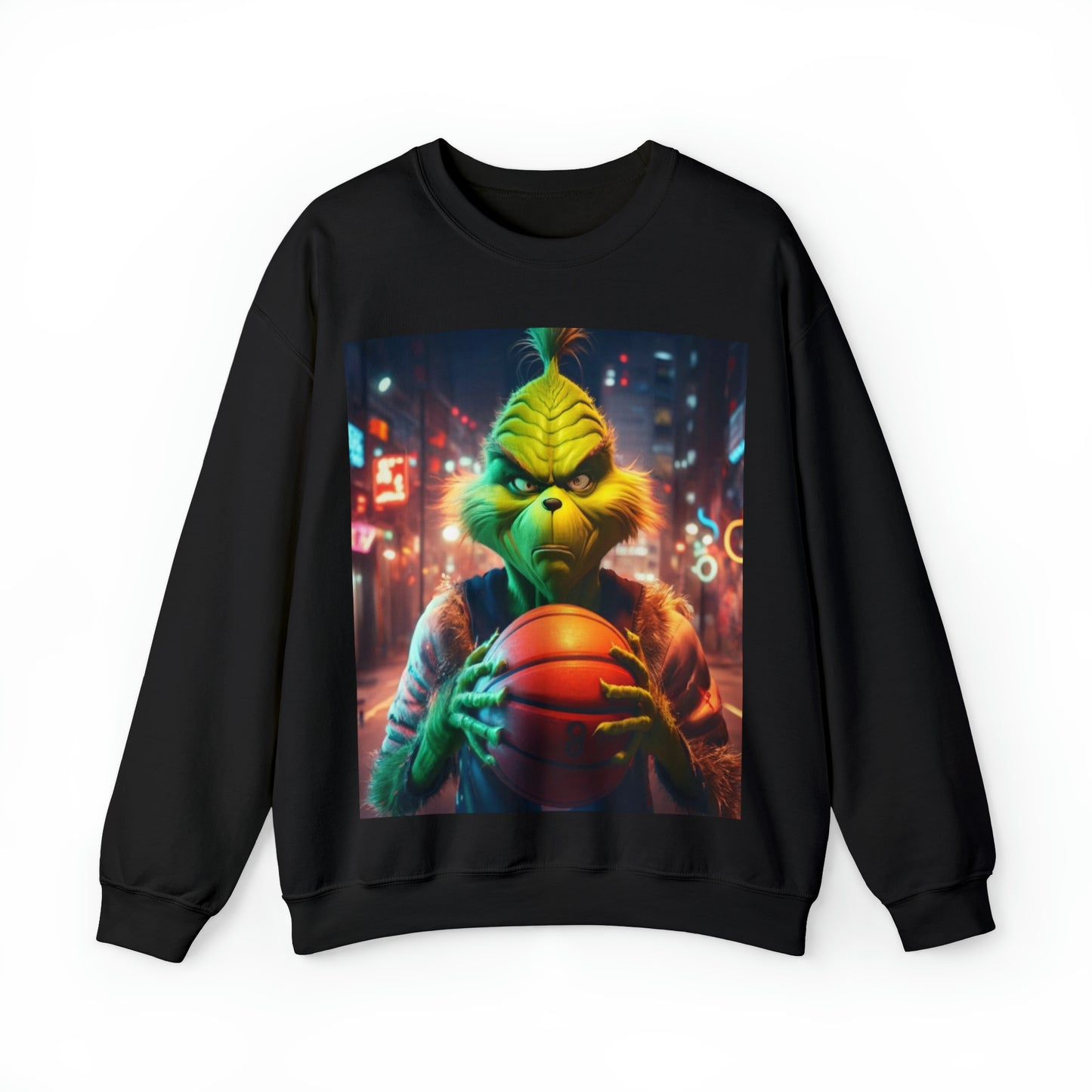 Grinch Basketball Sweatshirt - Adult sizes